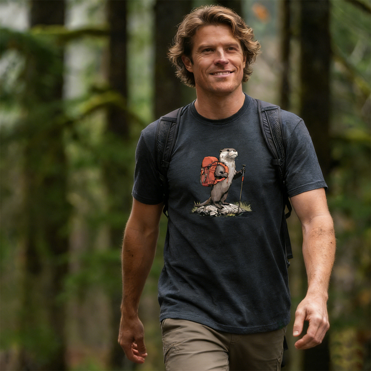 Otter Backpacker T-Shirt