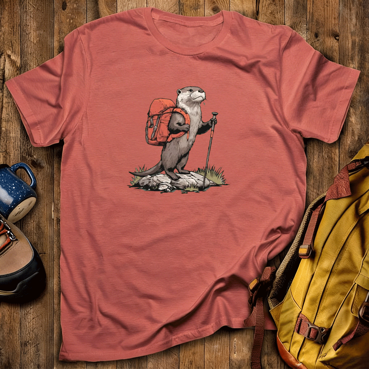 Otter Backpacker T-Shirt