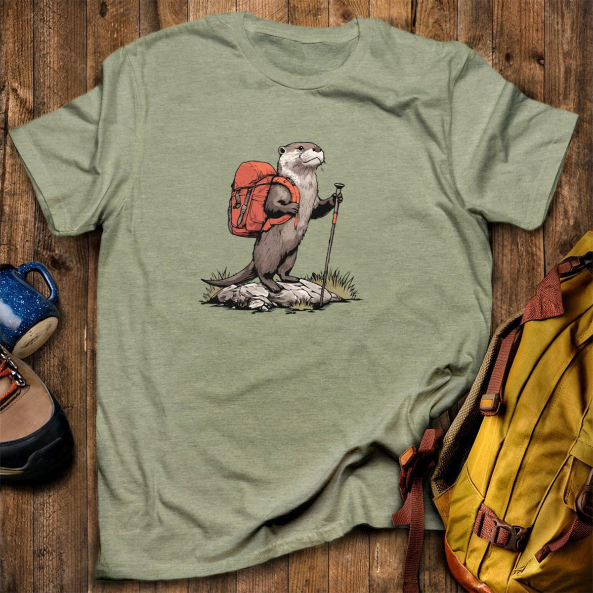 Otter Backpacker T-Shirt