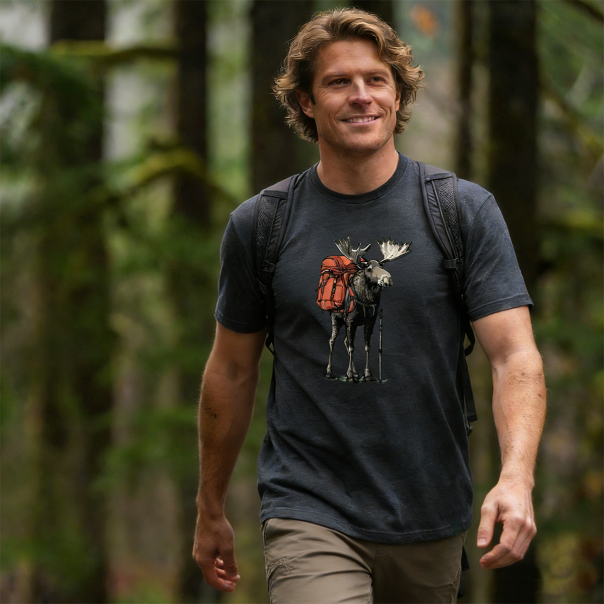 Moose Backpacker T-Shirt