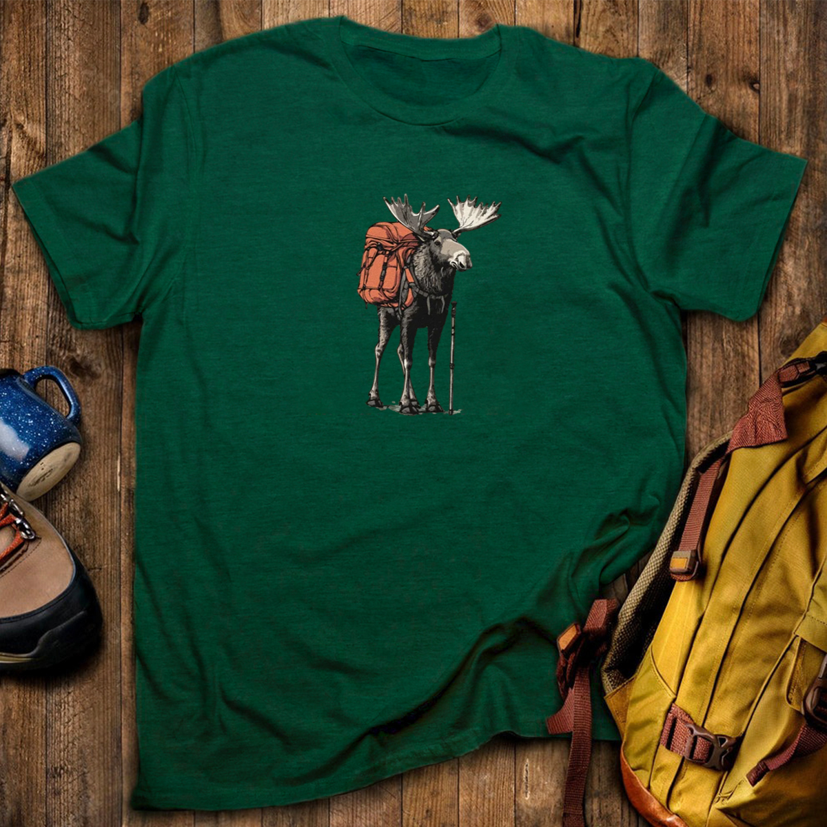 Moose Backpacker T-Shirt