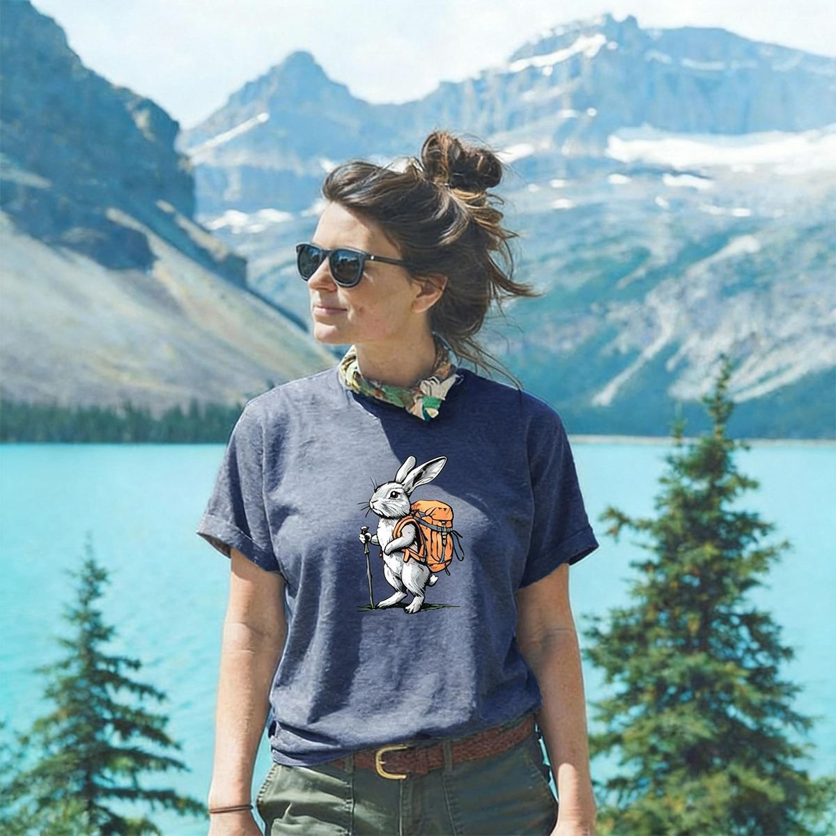 Rabbit Backpacker T-Shirt