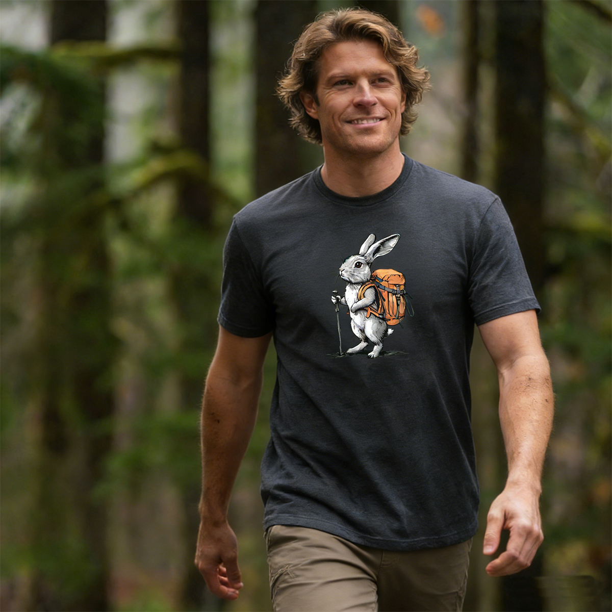 Rabbit Backpacker T-Shirt