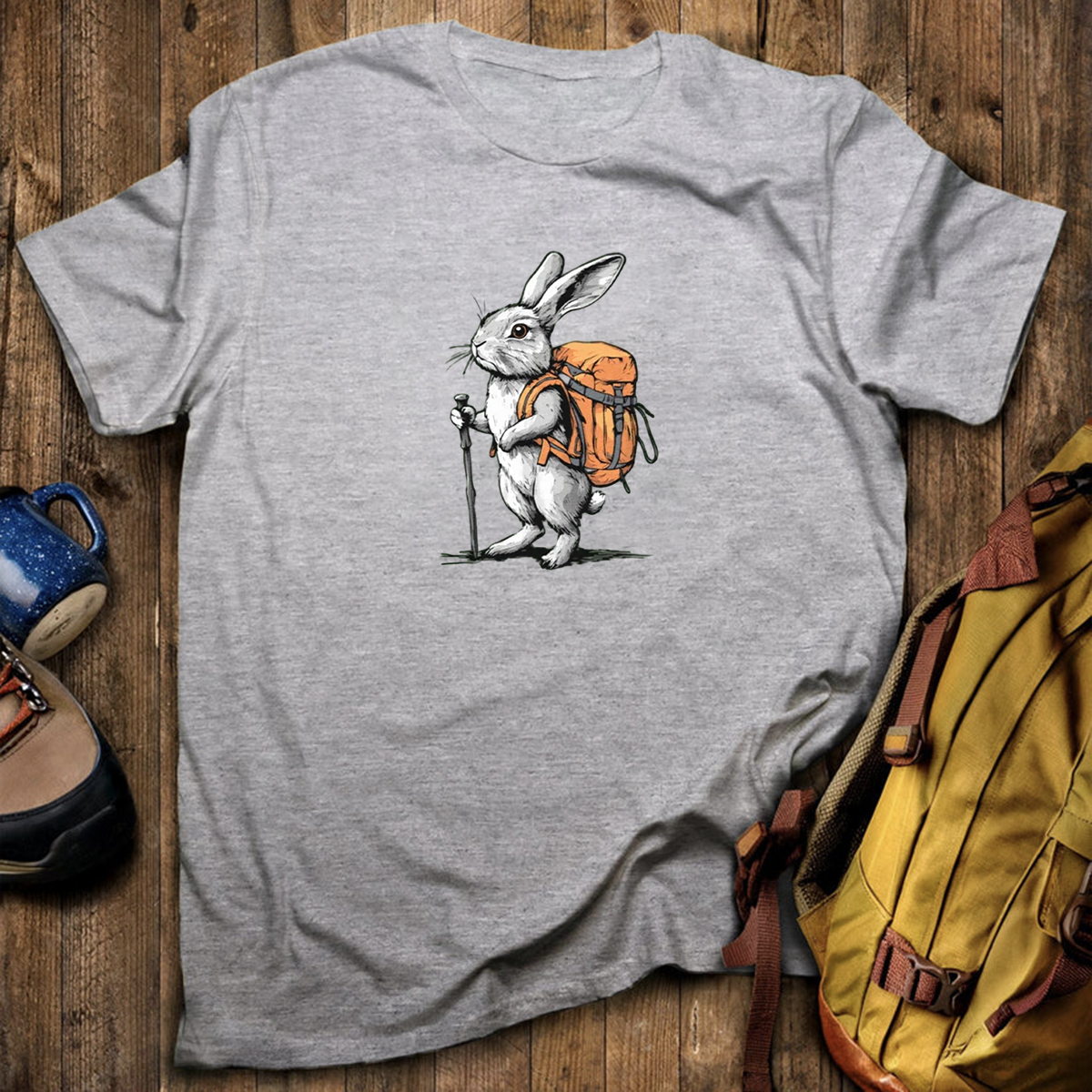 Rabbit Backpacker T-Shirt