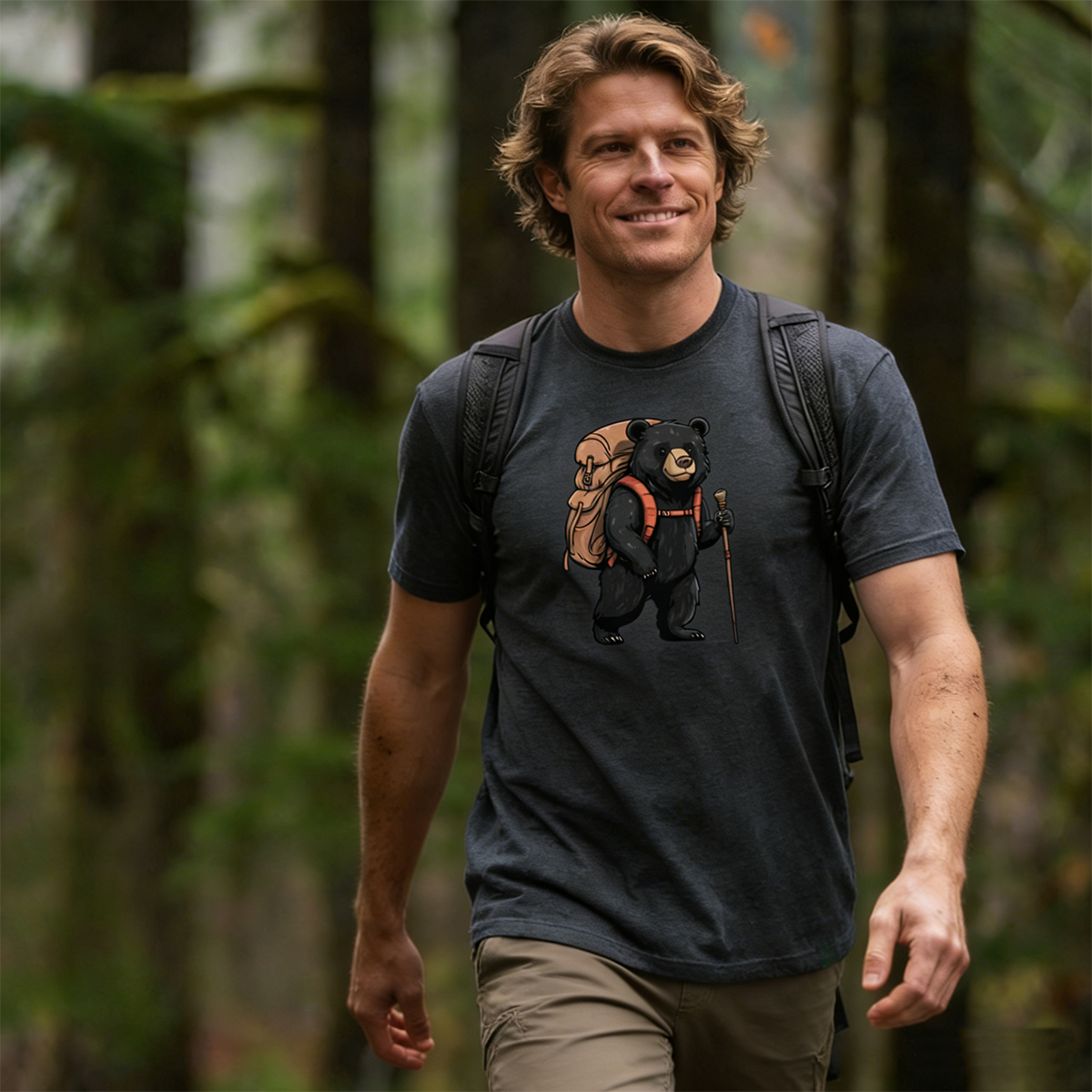 Black Bear Backpacker T-Shirt
