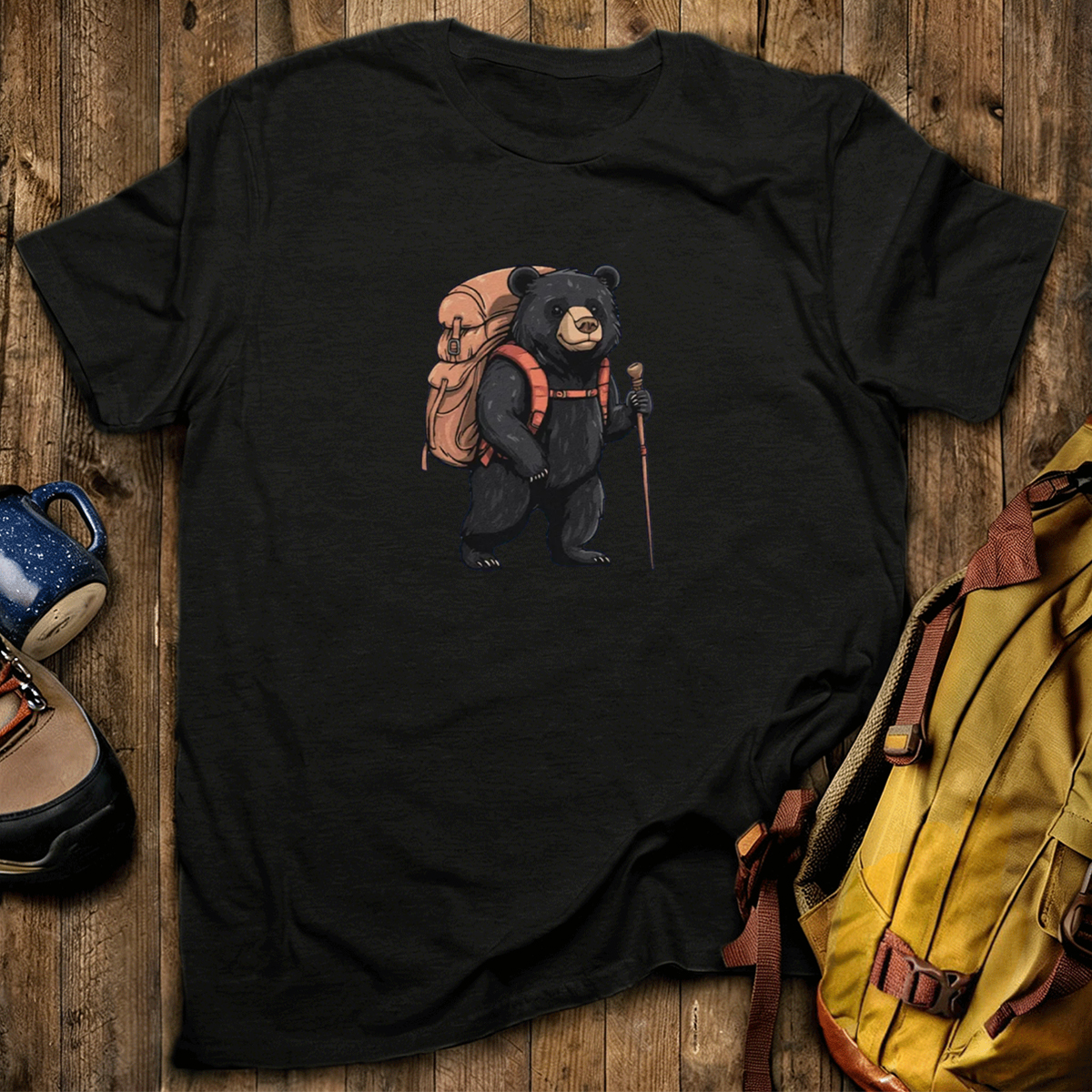 Black Bear Backpacker T-Shirt