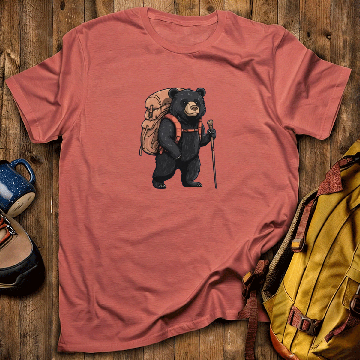 Black Bear Backpacker T-Shirt