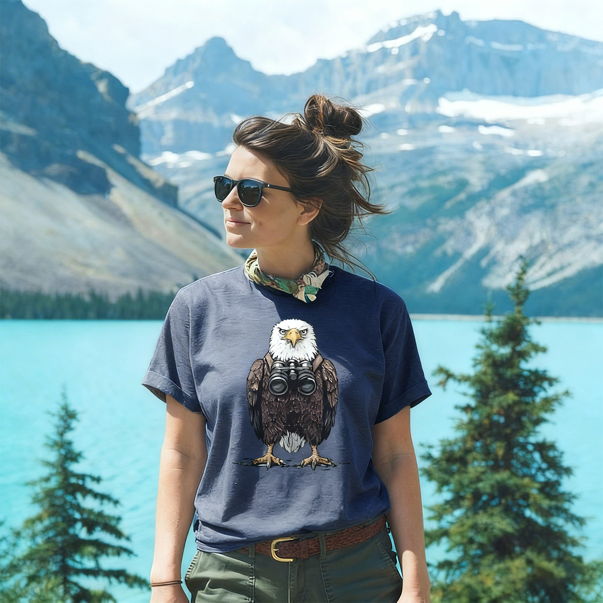 Bald Eagle Backpacker T-Shirt