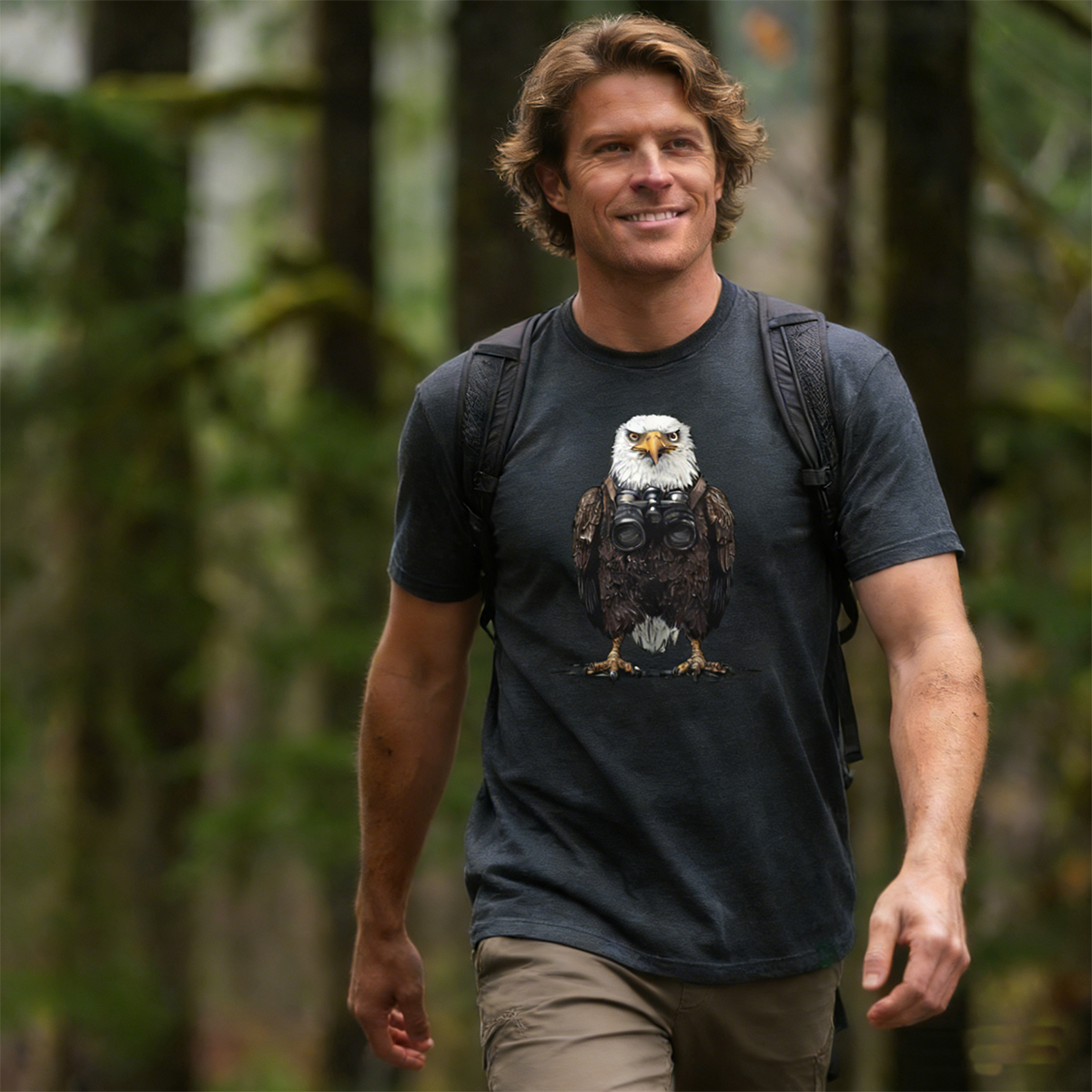 Bald Eagle Backpacker T-Shirt