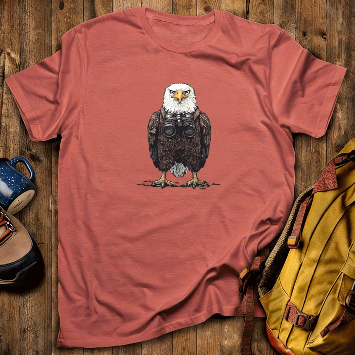 Bald Eagle Backpacker T-Shirt