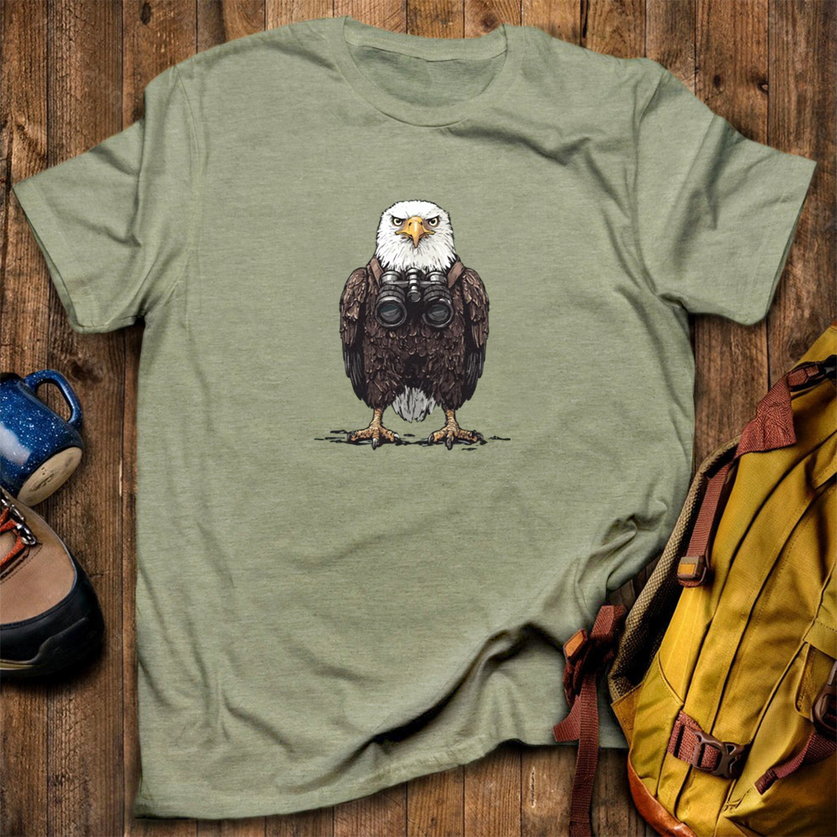 Bald Eagle Backpacker T-Shirt