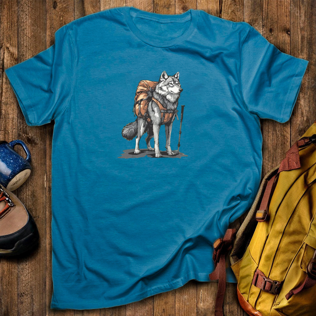 Wolf Backpacker T-Shirt