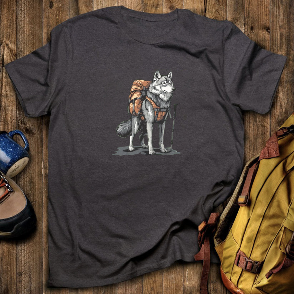 Wolf Backpacker T-Shirt