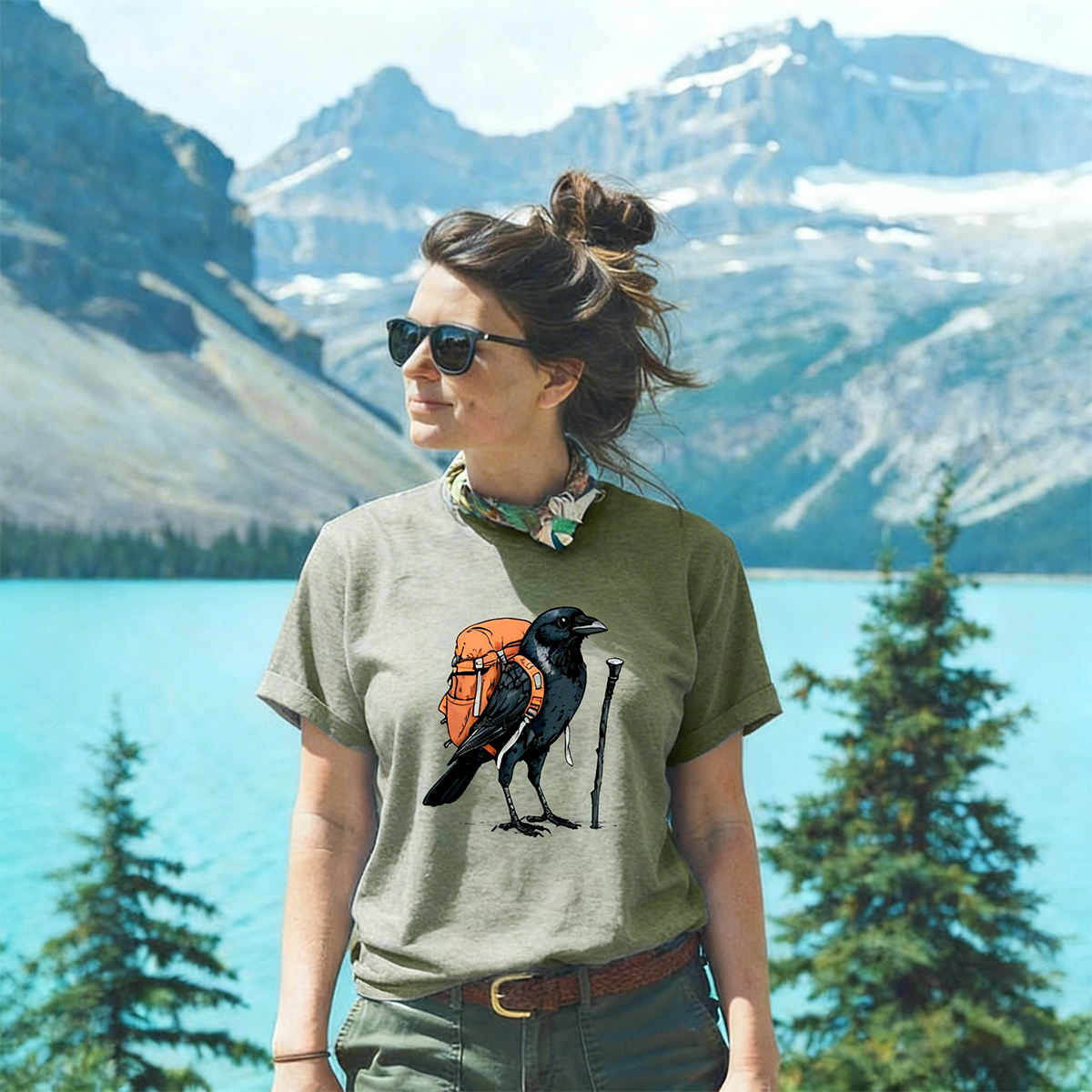 Raven Backpacker T-Shirt