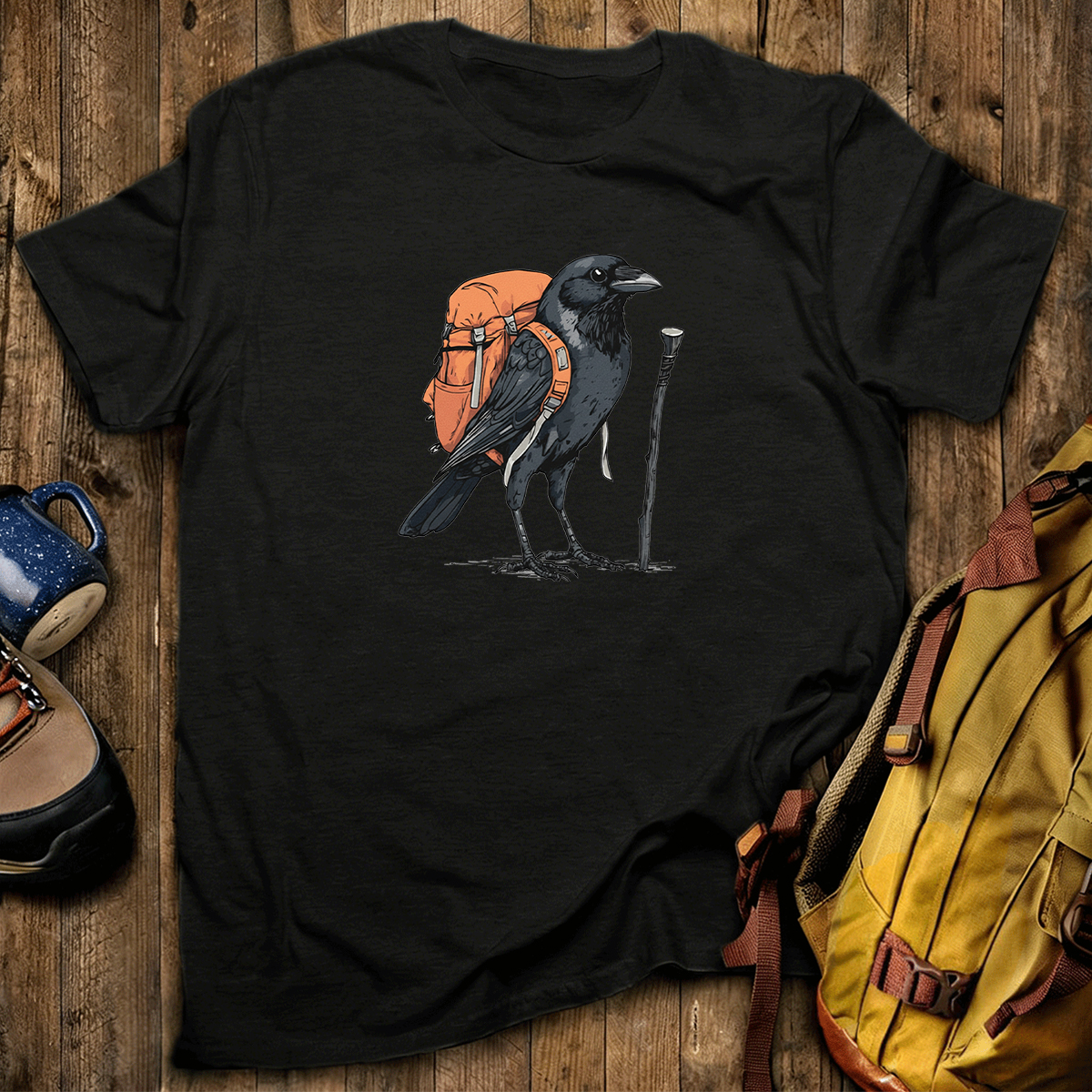Raven Backpacker T-Shirt