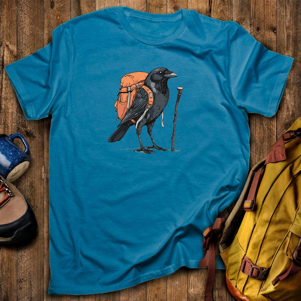 Raven Backpacker T-Shirt