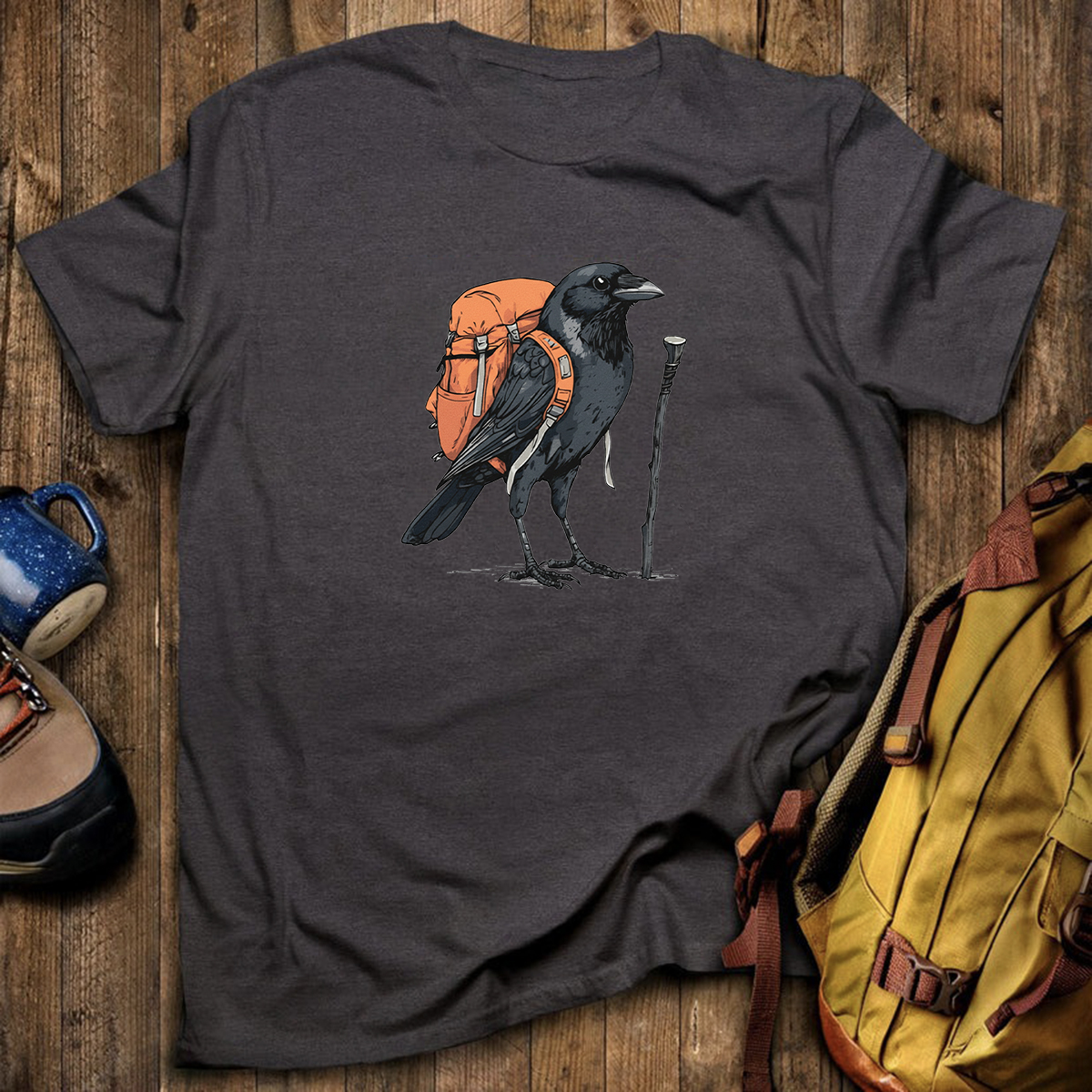 Raven Backpacker T-Shirt