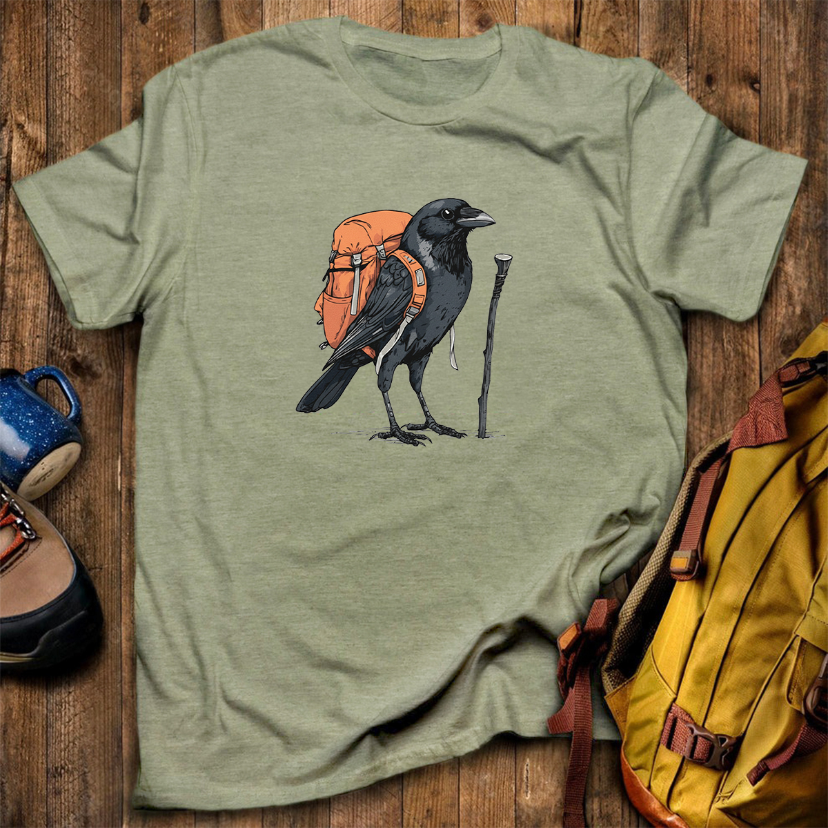 Raven Backpacker T-Shirt