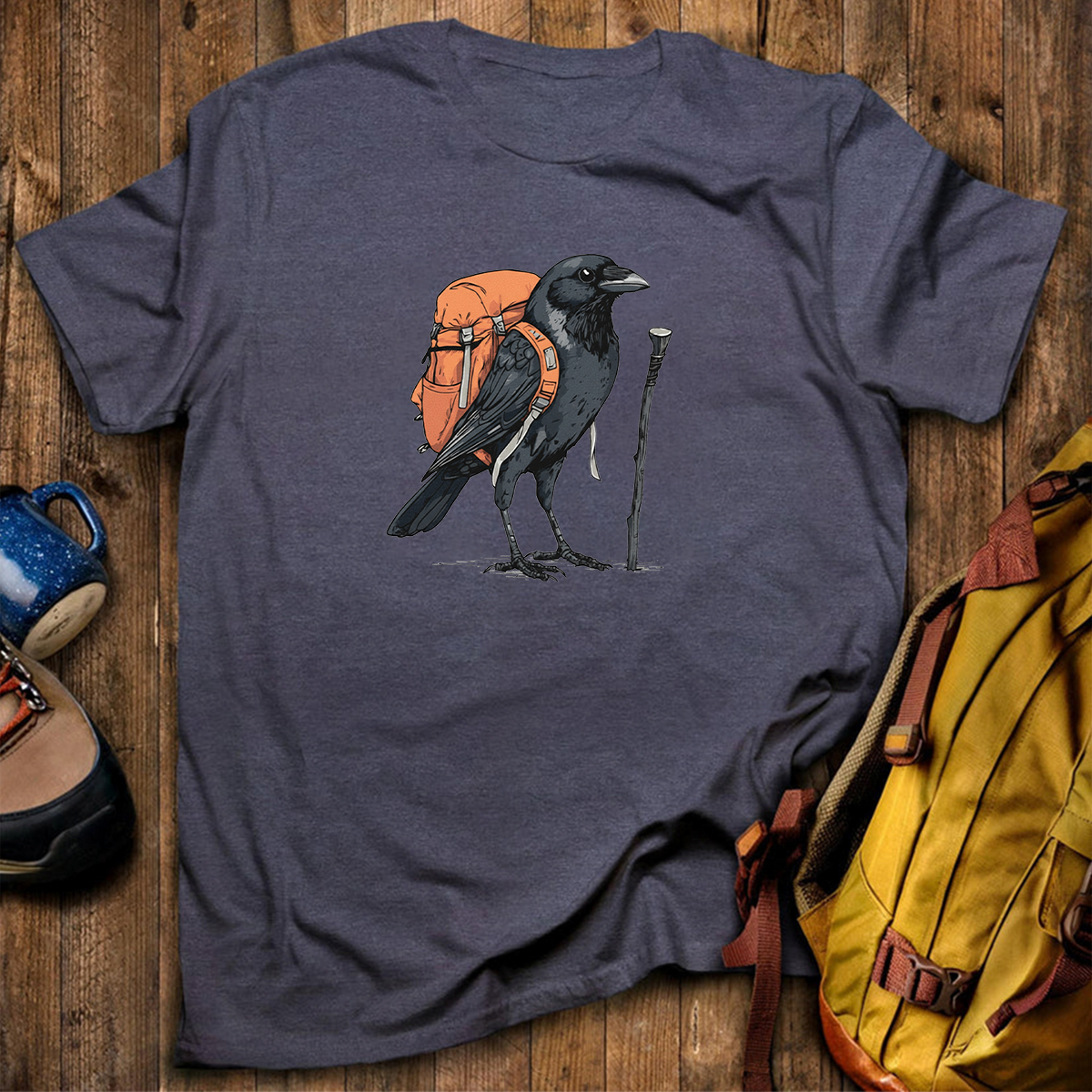Raven Backpacker T-Shirt