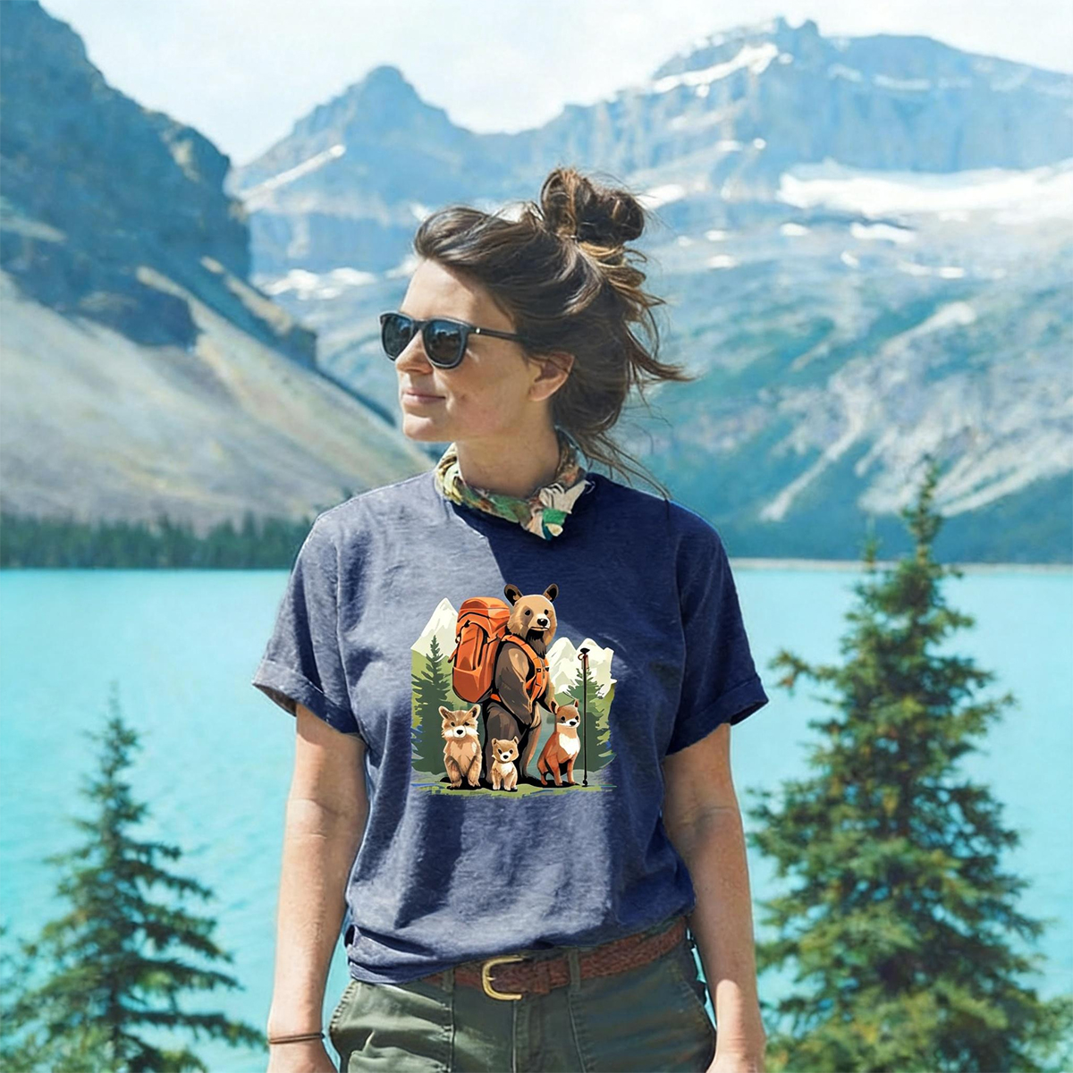 Animal Group Backpacker T-Shirt