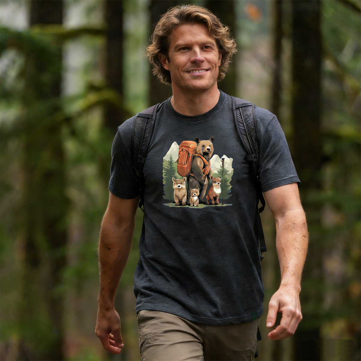 Animal Group Backpacker T-Shirt