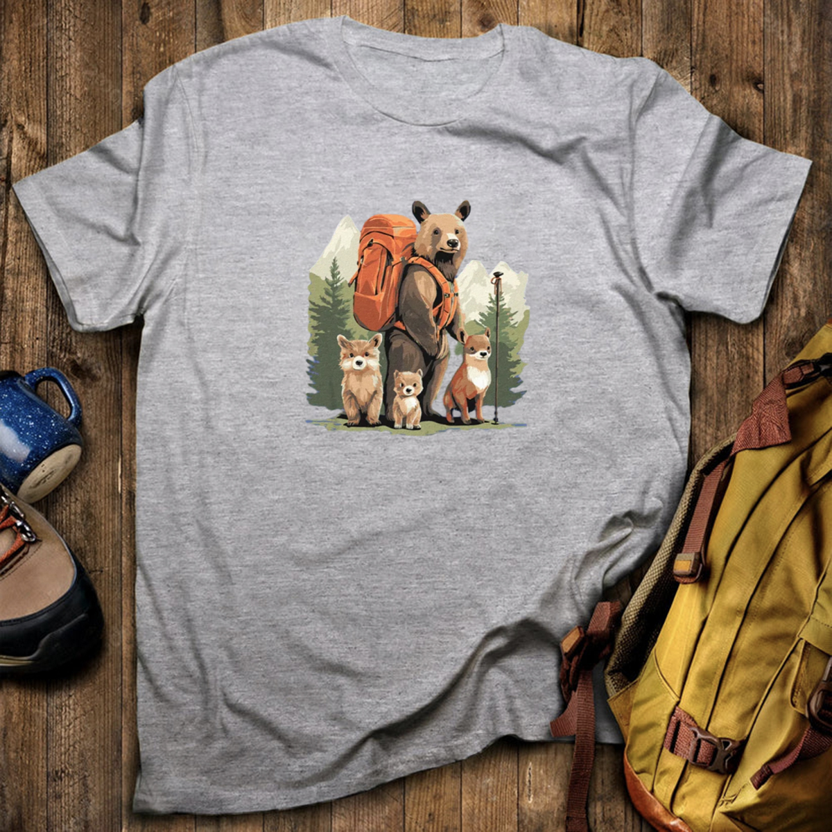 Animal Group Backpacker T-Shirt