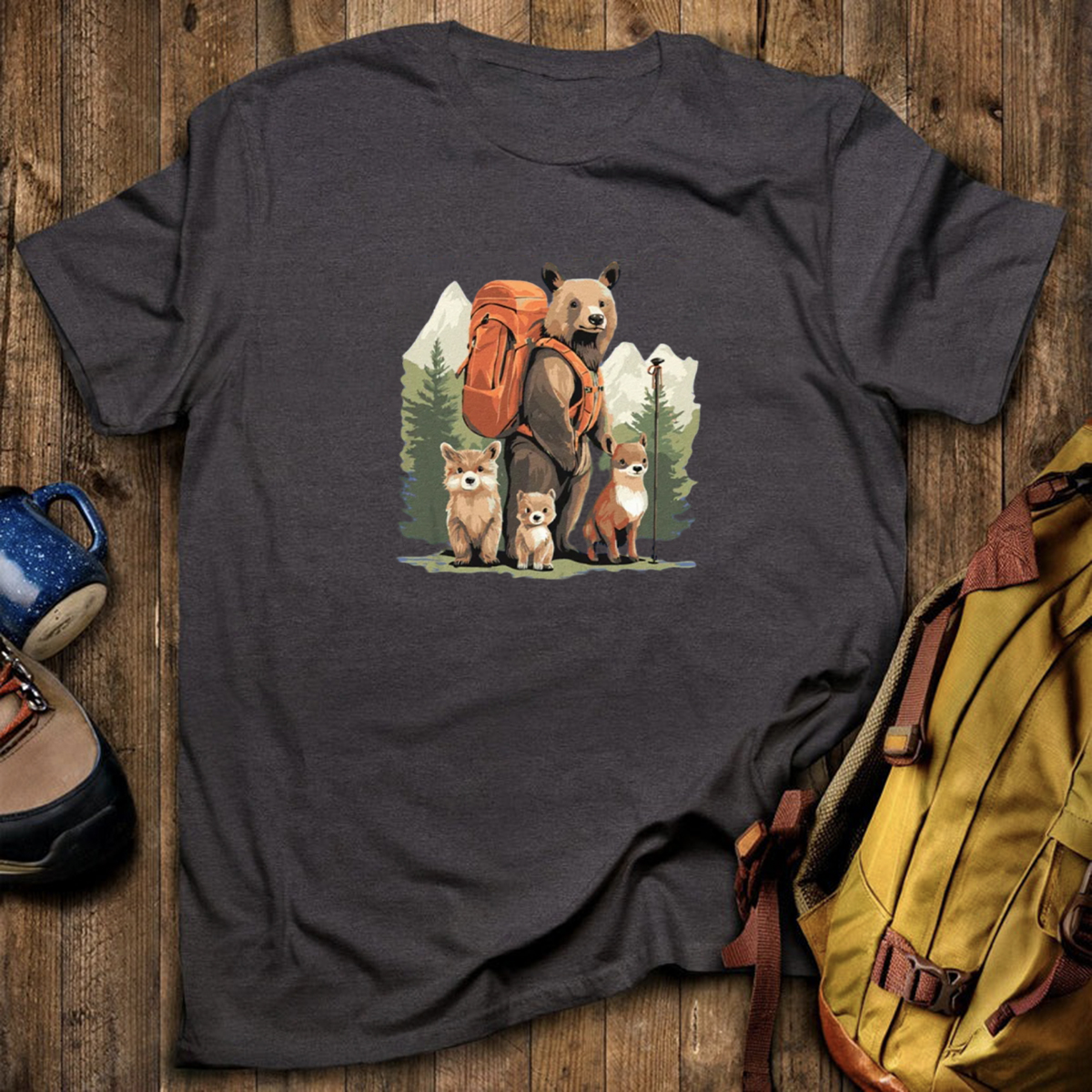 Animal Group Backpacker T-Shirt