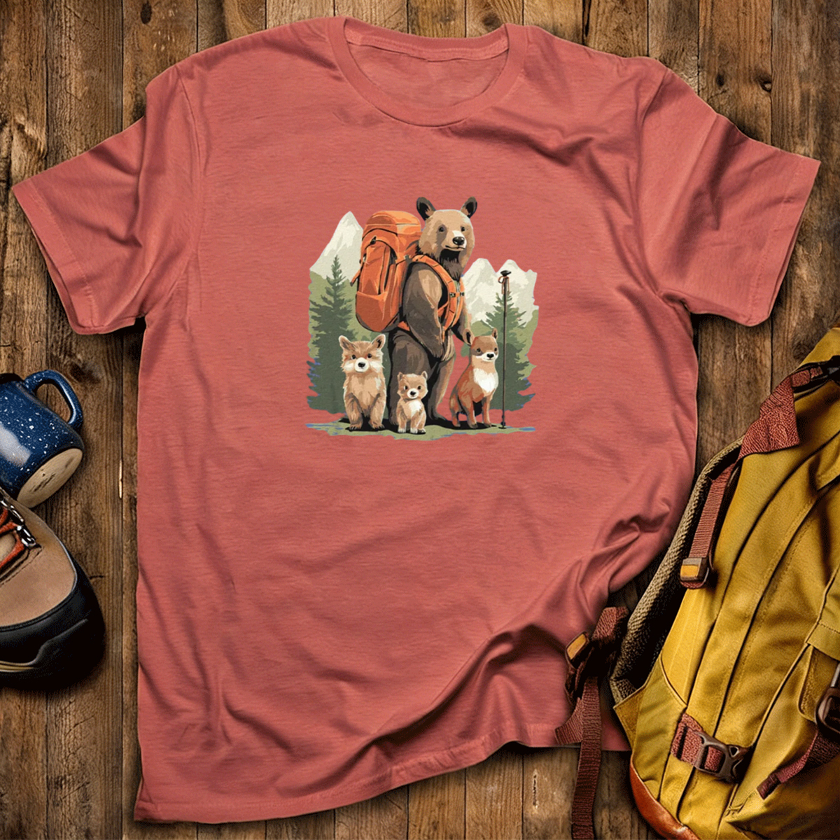 Animal Group Backpacker T-Shirt
