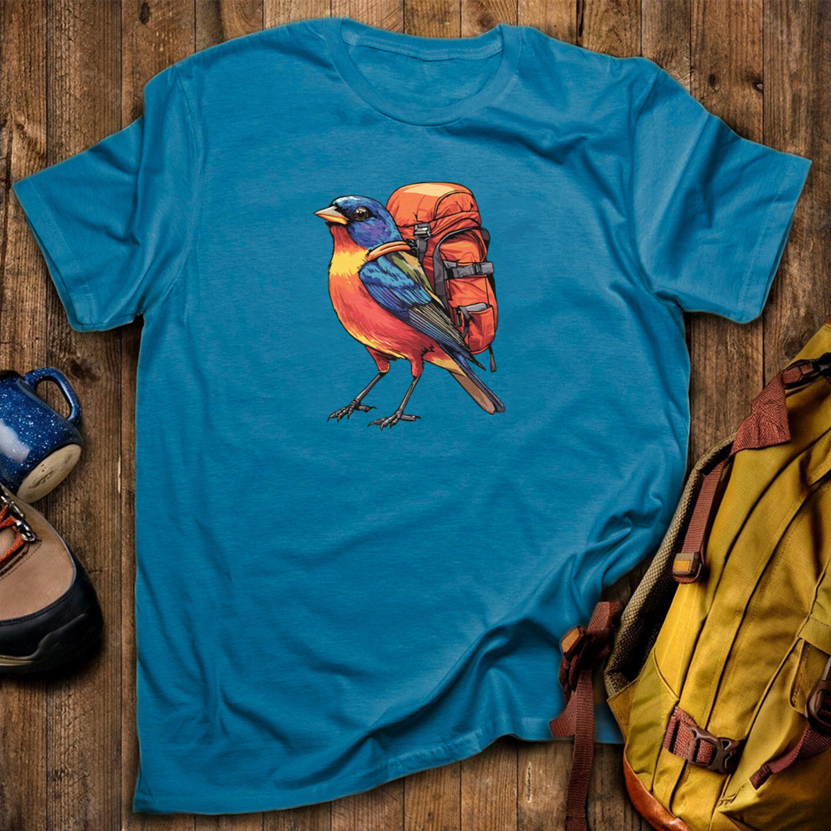 Painted Bunting Backpacker T-Shirt