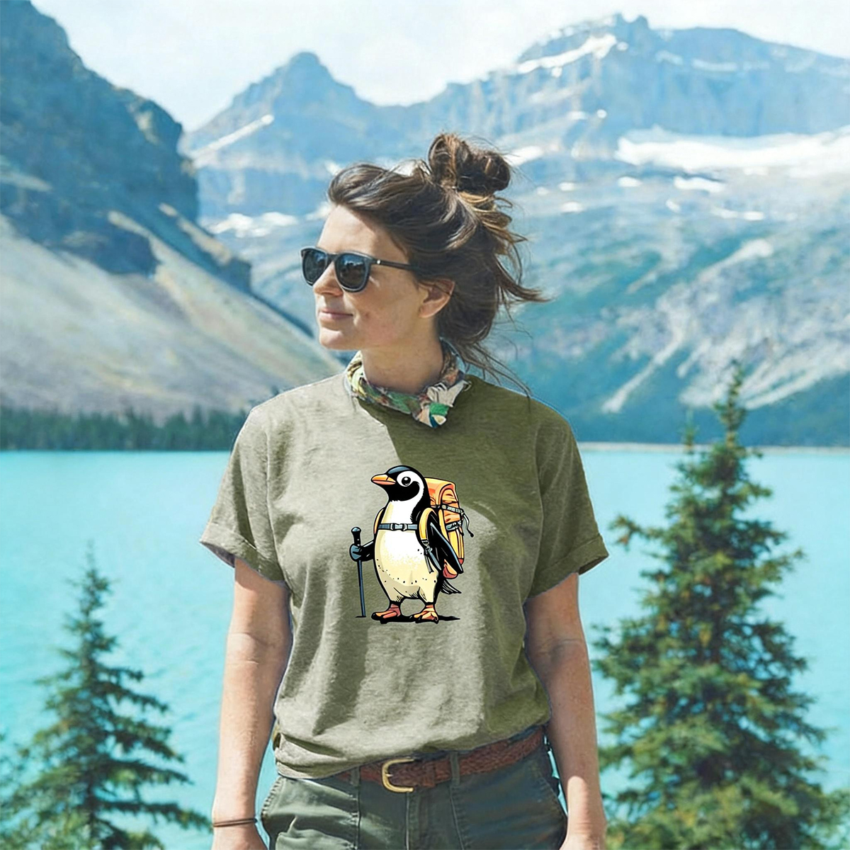 Penguin Backpacker T-Shirt