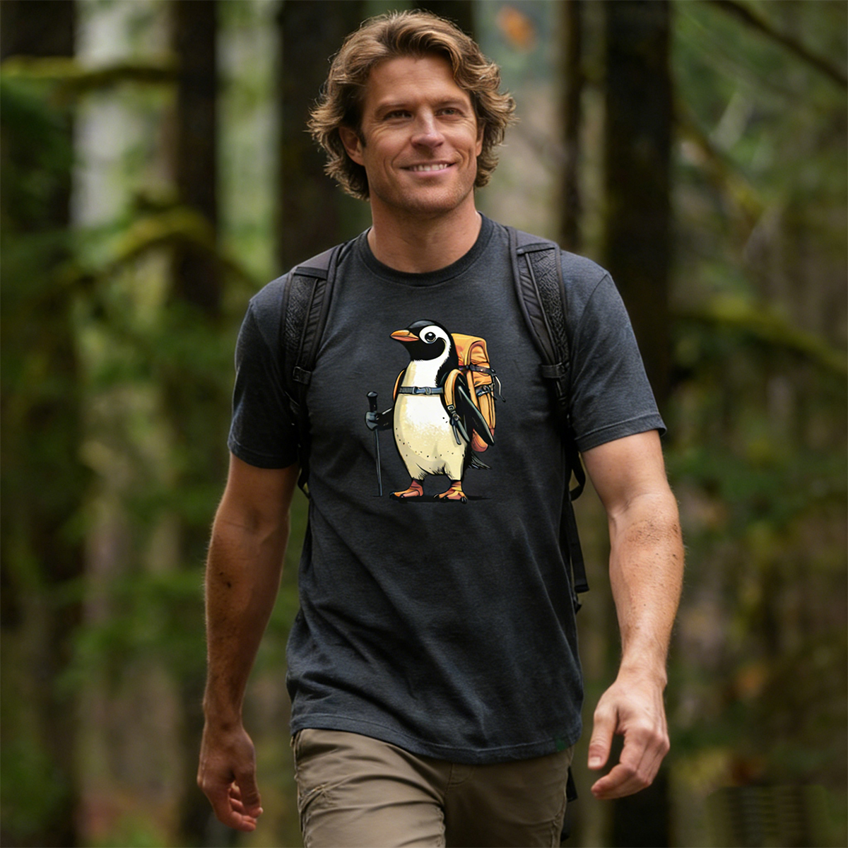 Penguin Backpacker T-Shirt