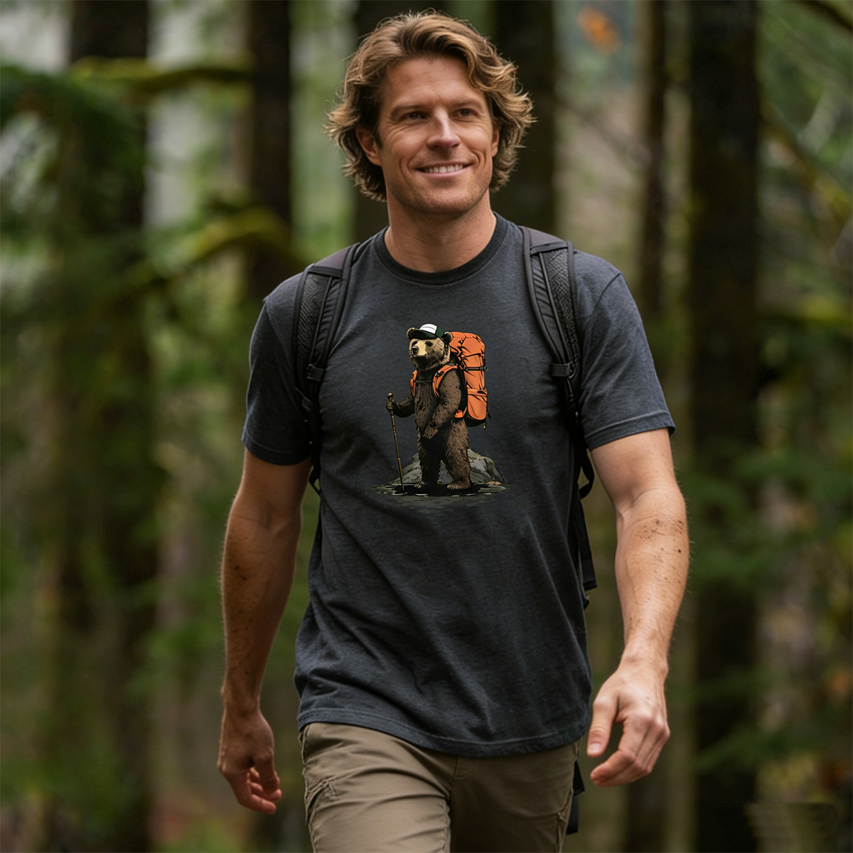 Grizzly Backpacker T-Shirt