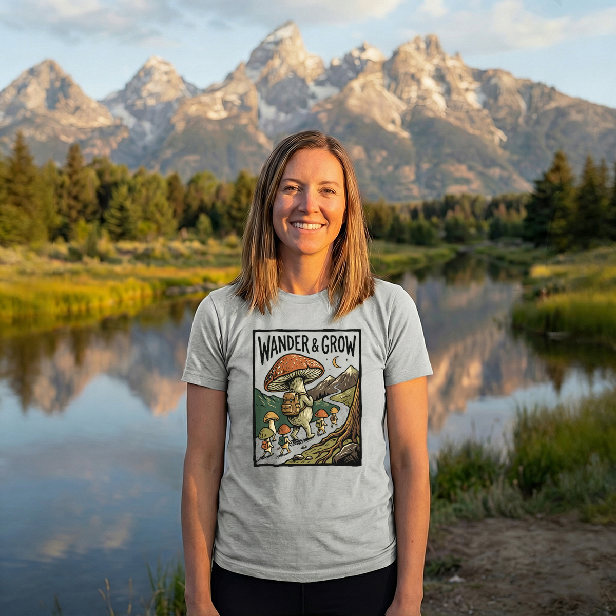 Wander & Grow Mushrooms T-Shirt