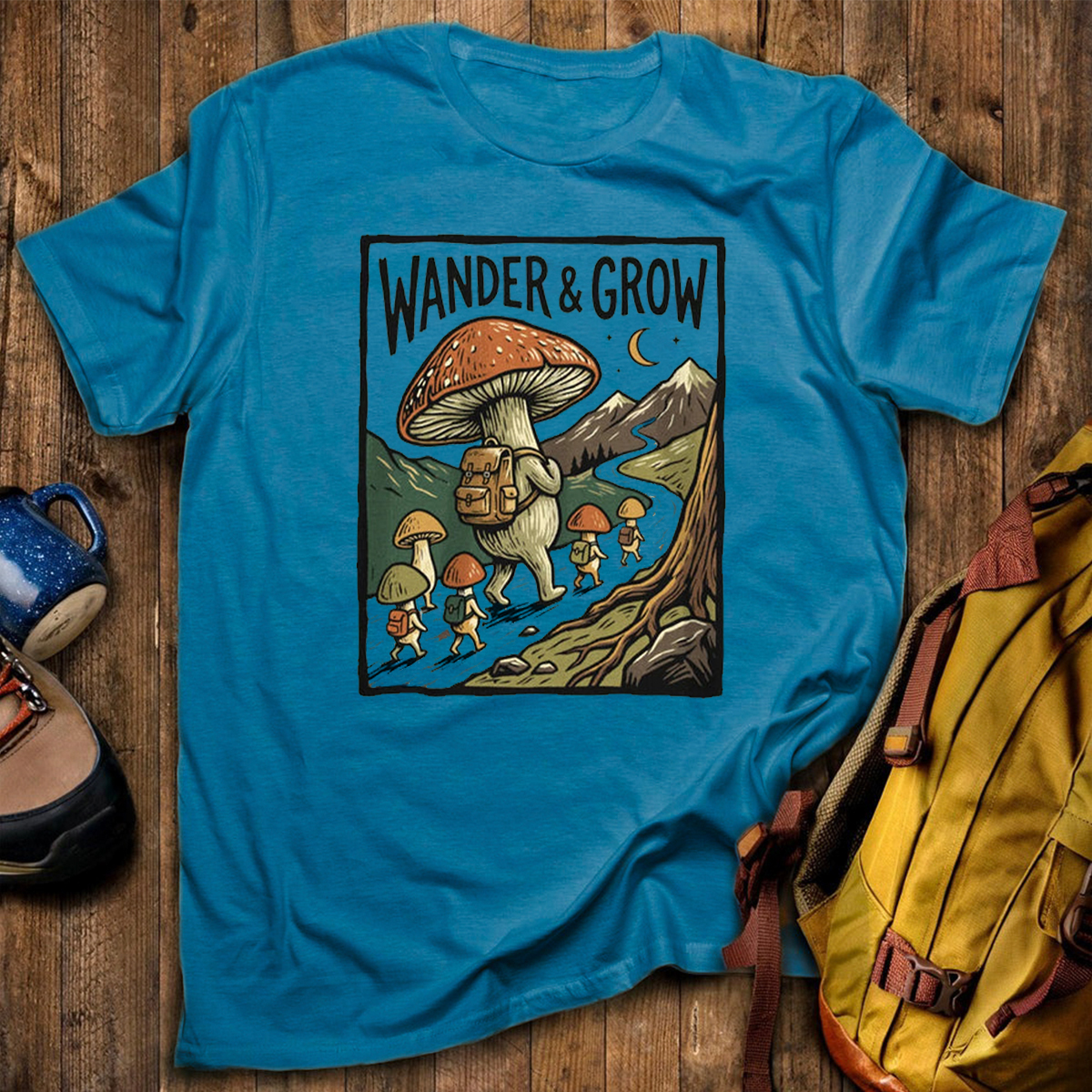 Wander & Grow Mushrooms T-Shirt