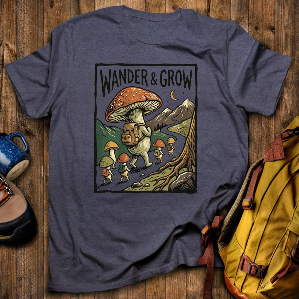 Wander & Grow Mushrooms T-Shirt