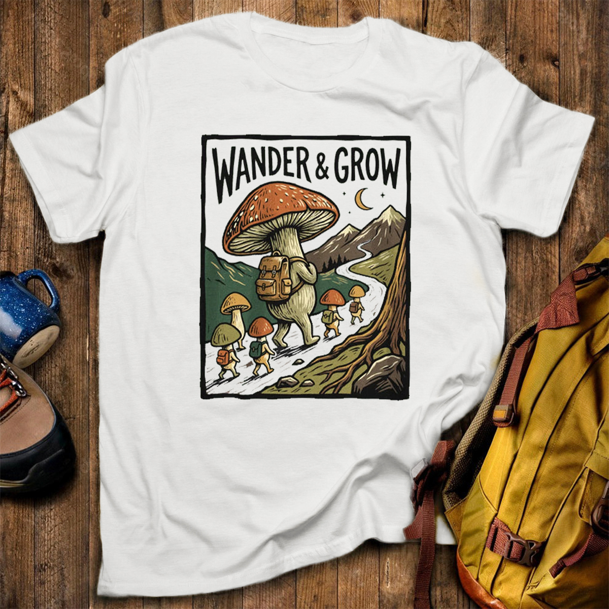 Wander & Grow Mushrooms T-Shirt