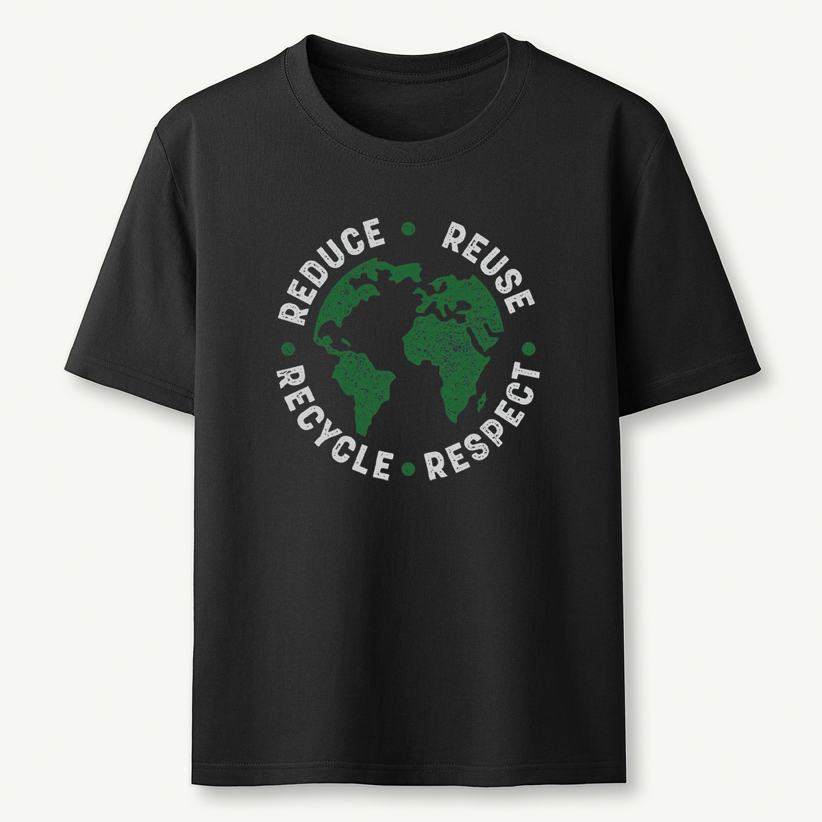 Reduce Reuse Recycle Respect Vintage Recycling Earth Day Essential T-Shirt