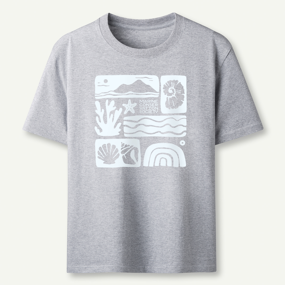Marine Conservation Society Minimalist Ocean T‑Shirt