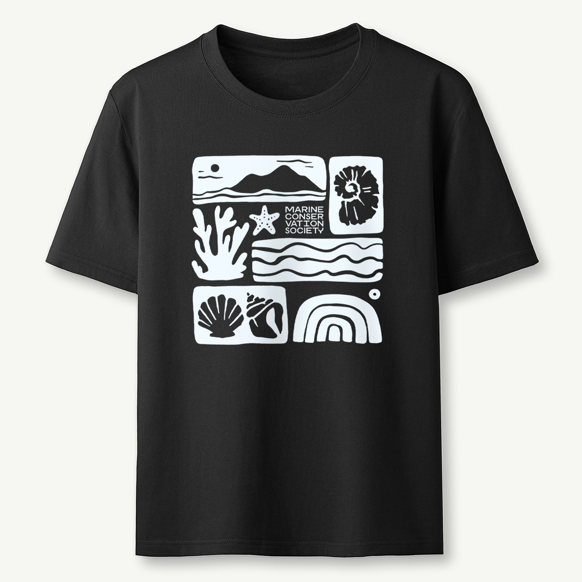 Marine Conservation Society Minimalist Ocean T‑Shirt