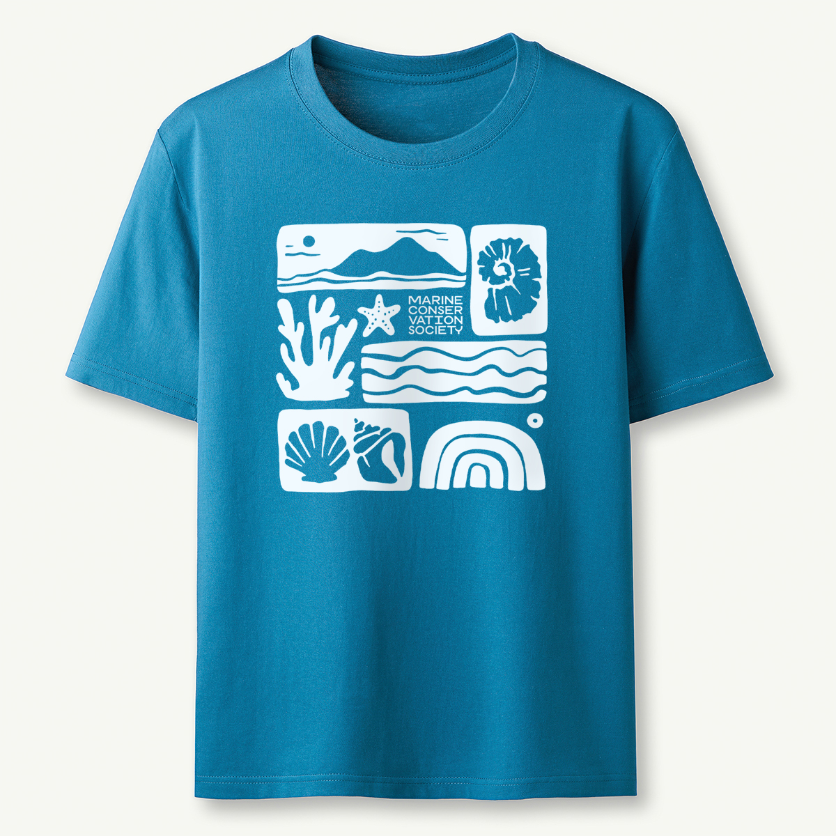 Marine Conservation Society Minimalist Ocean T‑Shirt