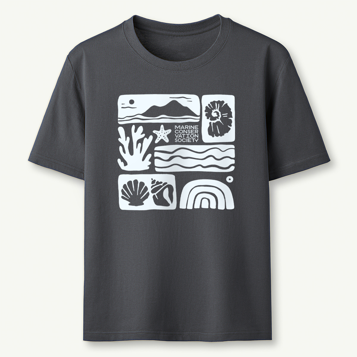 Marine Conservation Society Minimalist Ocean T‑Shirt