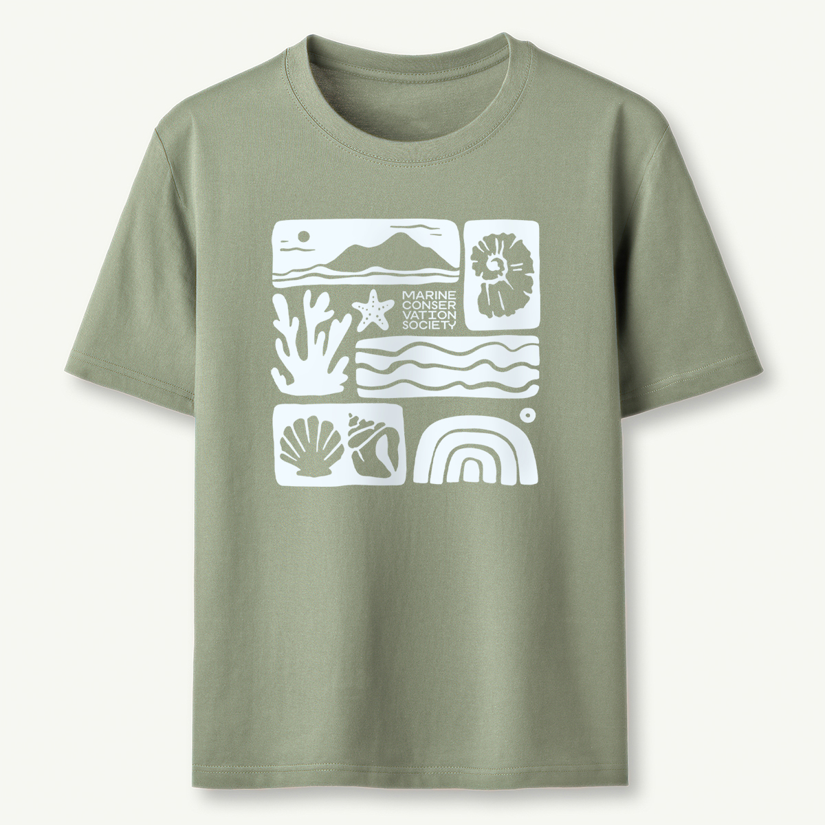 Marine Conservation Society Minimalist Ocean T‑Shirt