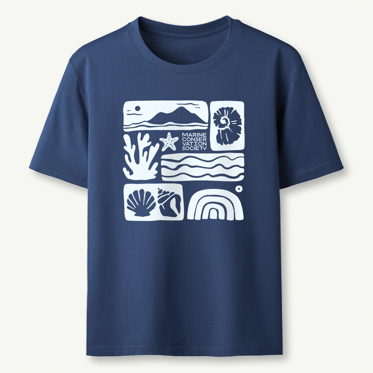 Marine Conservation Society Minimalist Ocean T‑Shirt