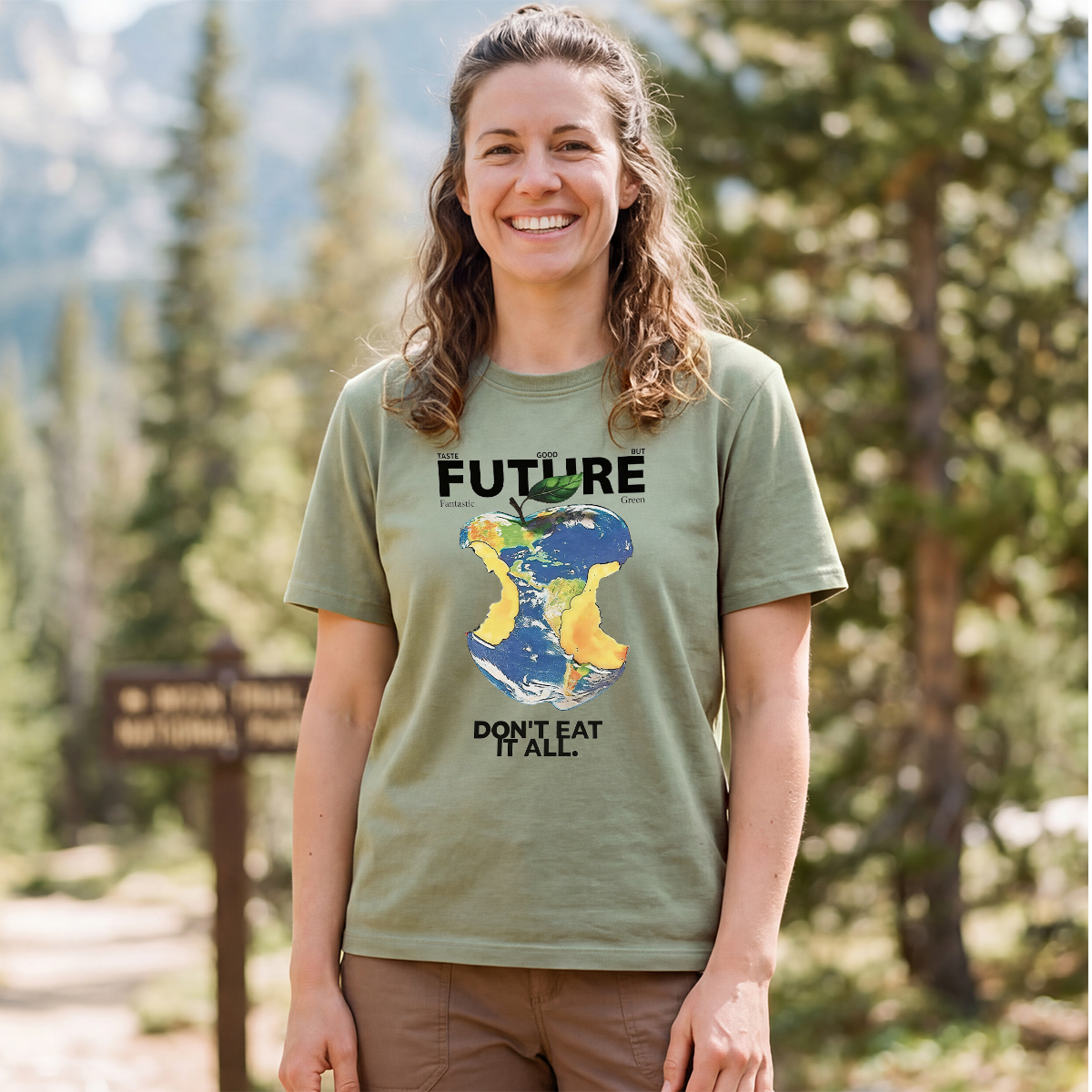 Sustainable Future Earth Apple T‑Shirt