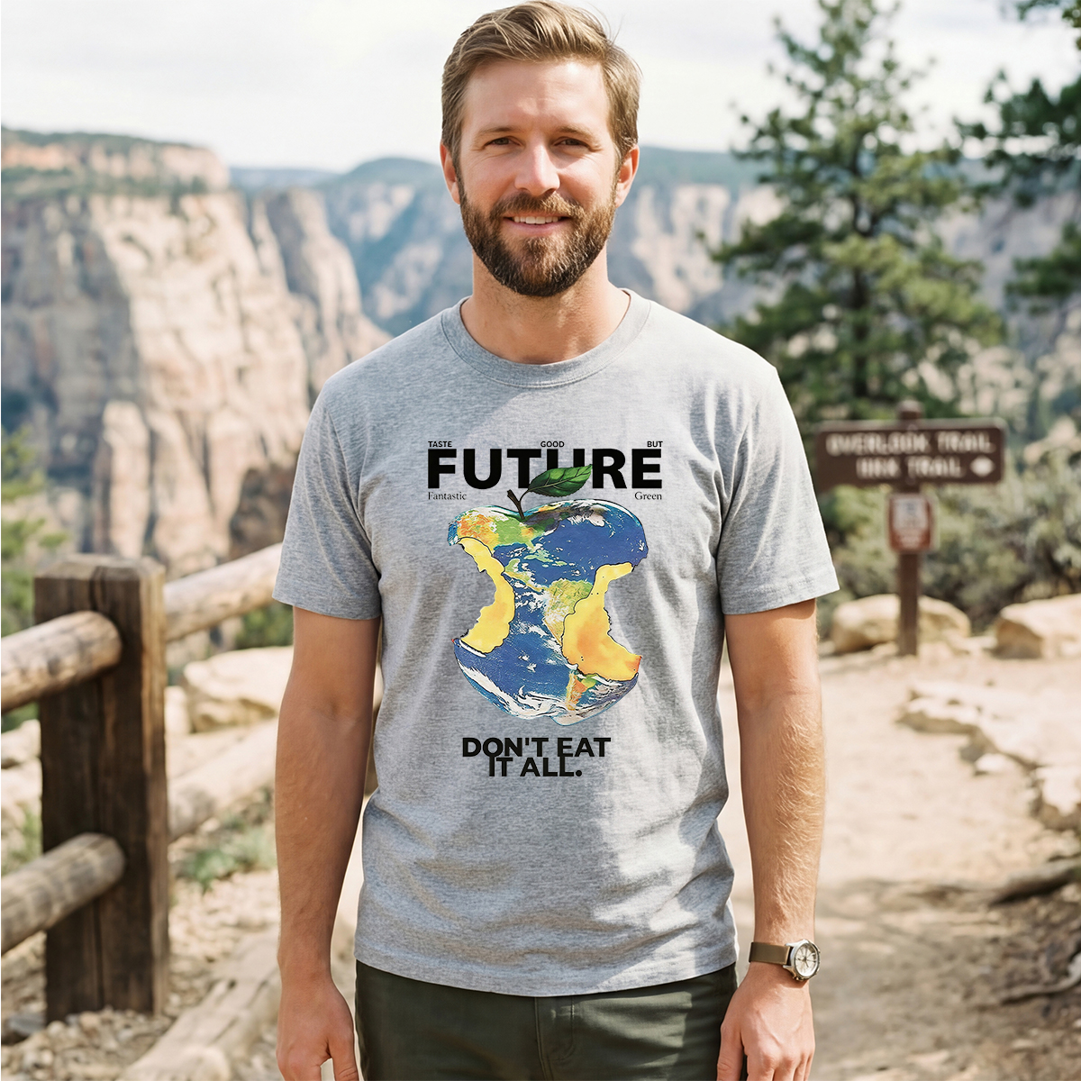 Sustainable Future Earth Apple T‑Shirt