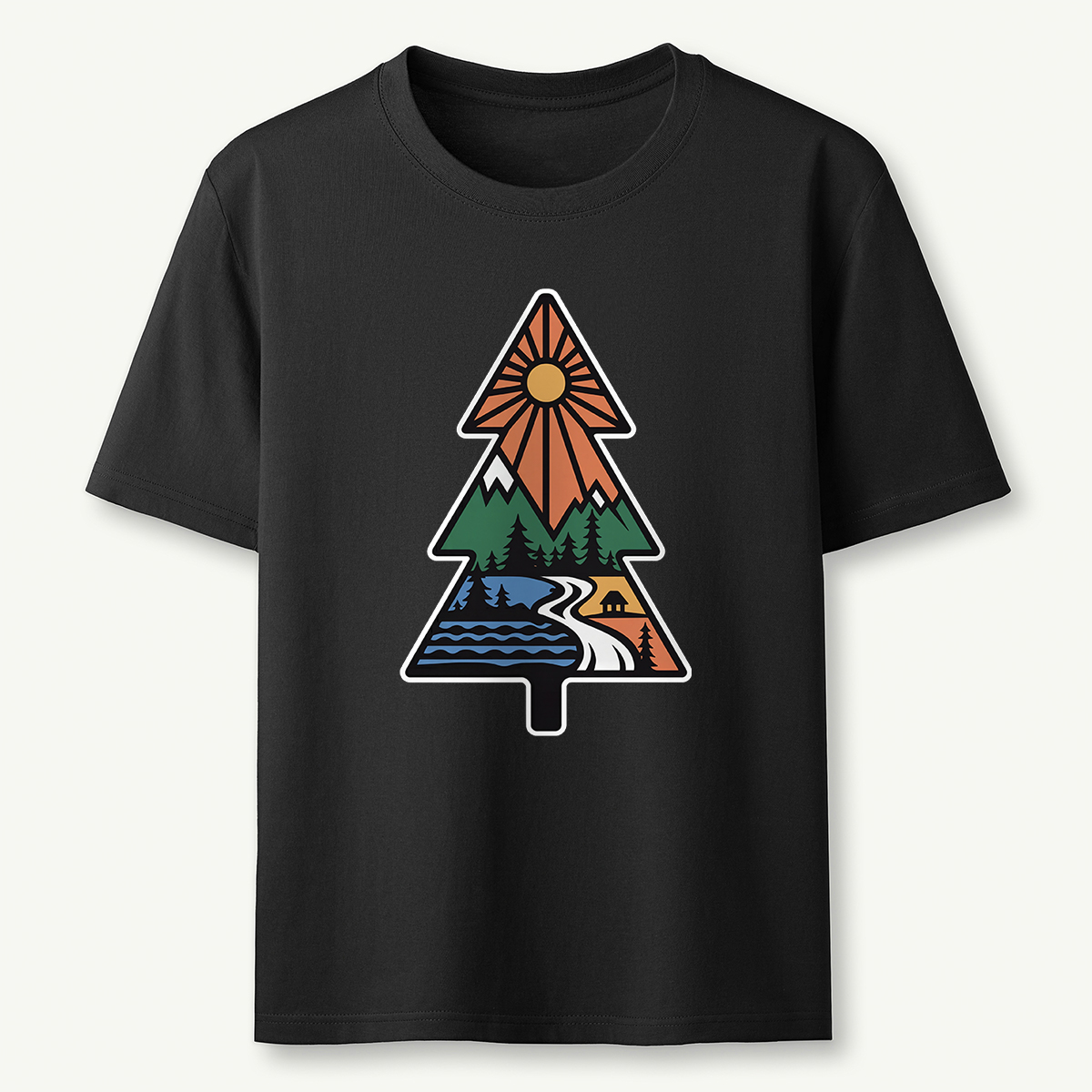Evergreen Journey Tree T-Shirt
