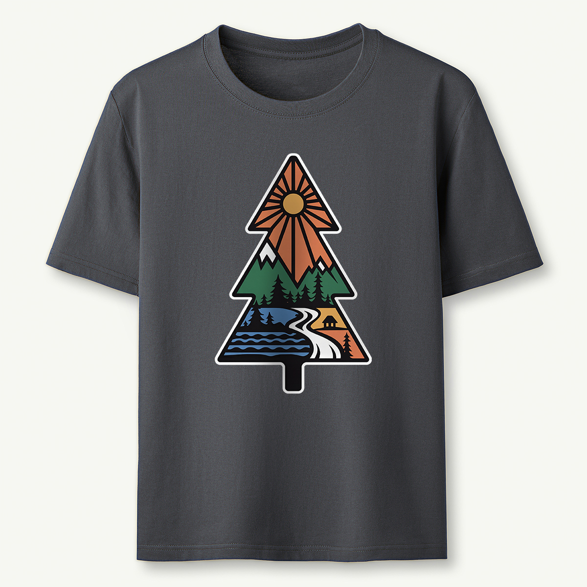 Evergreen Journey Tree T-Shirt