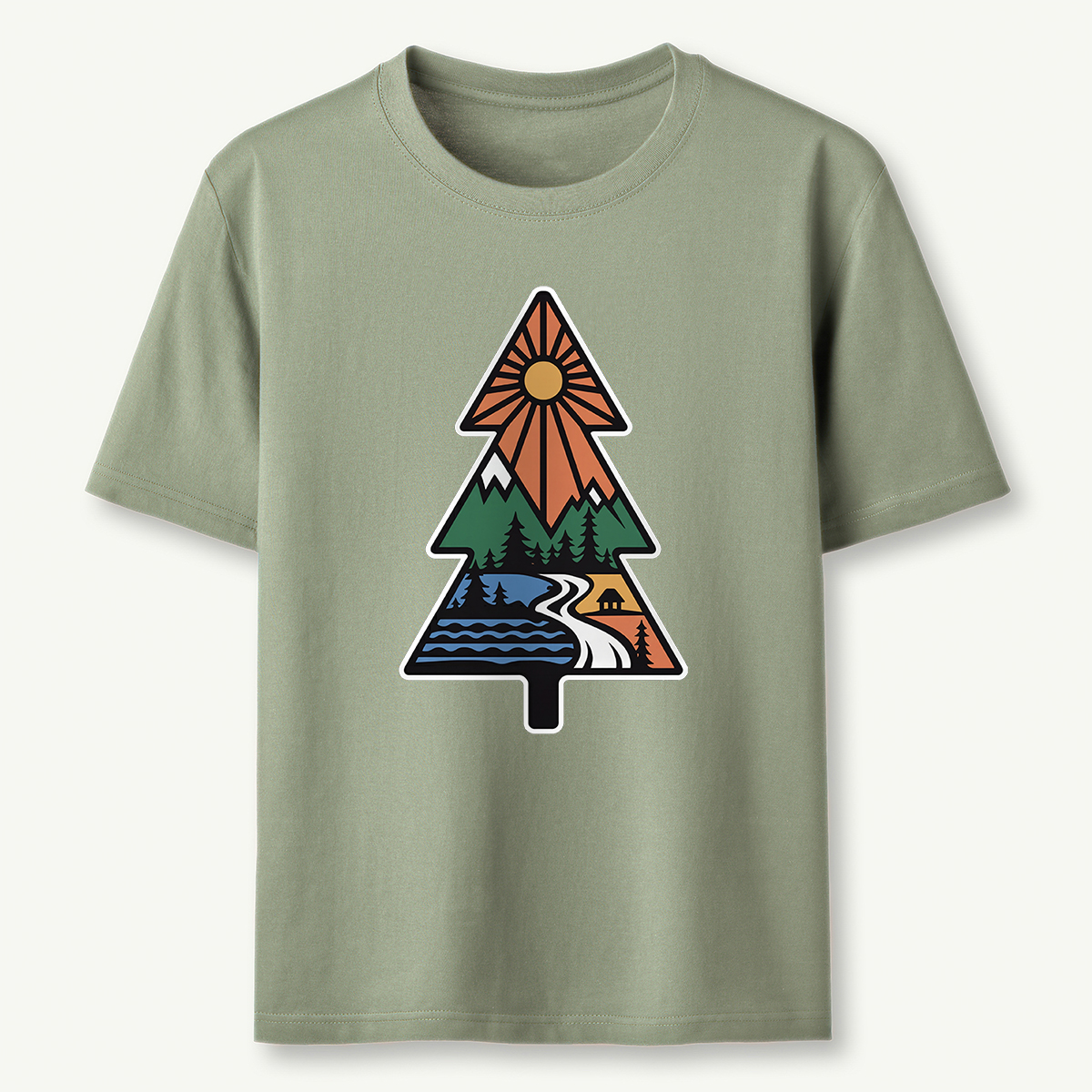 Evergreen Journey Tree T-Shirt