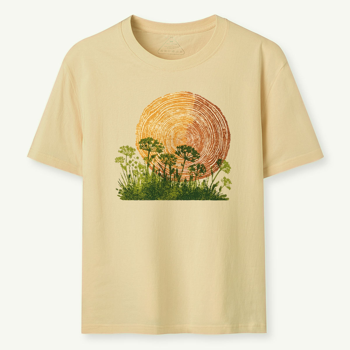 Woodcut Flower Meadow T-Shirt