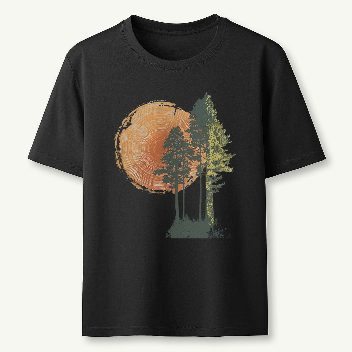 Woodcut Pines T-Shirt